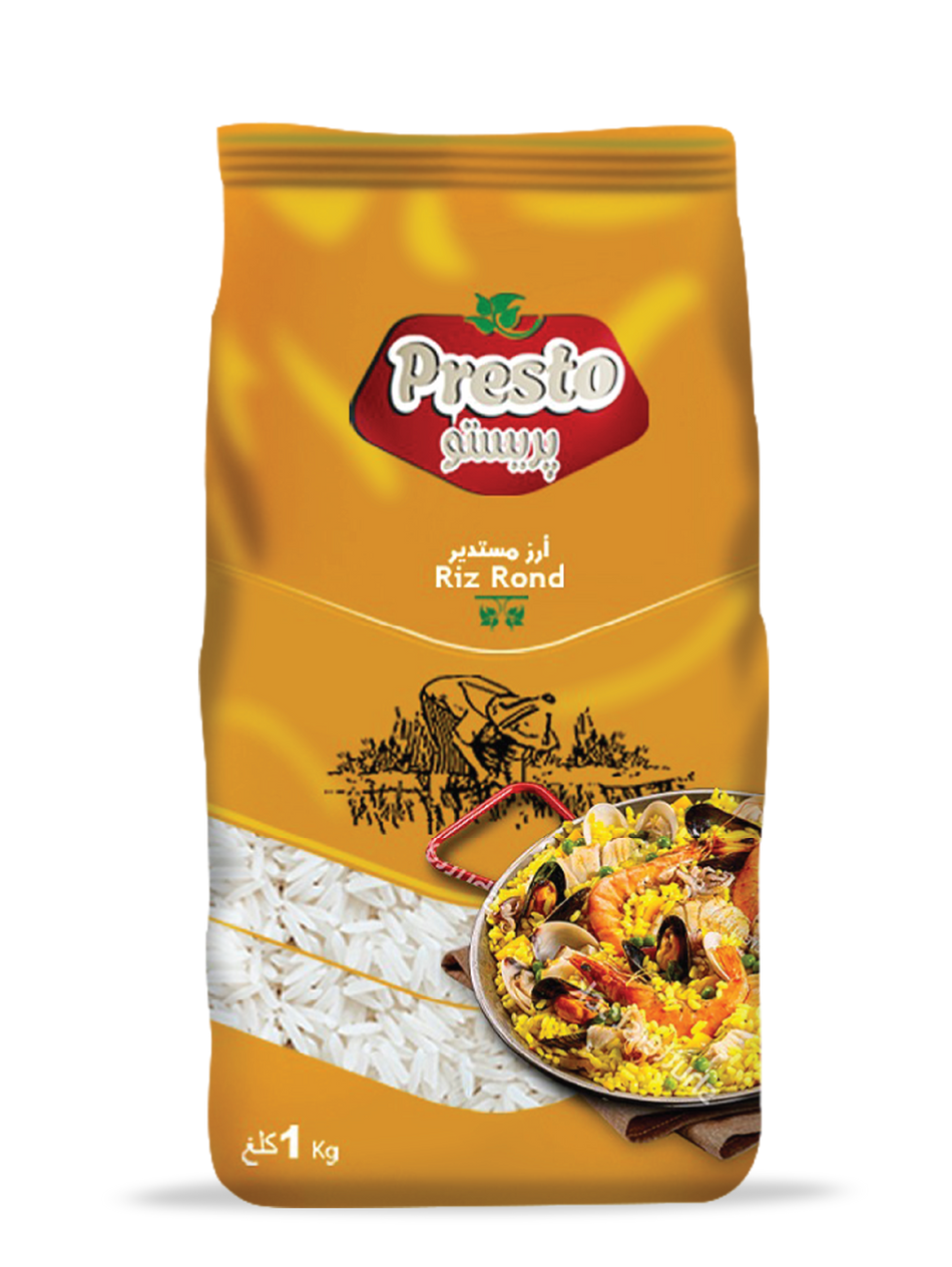 Riz Rond Presto 1KG - 12 unités