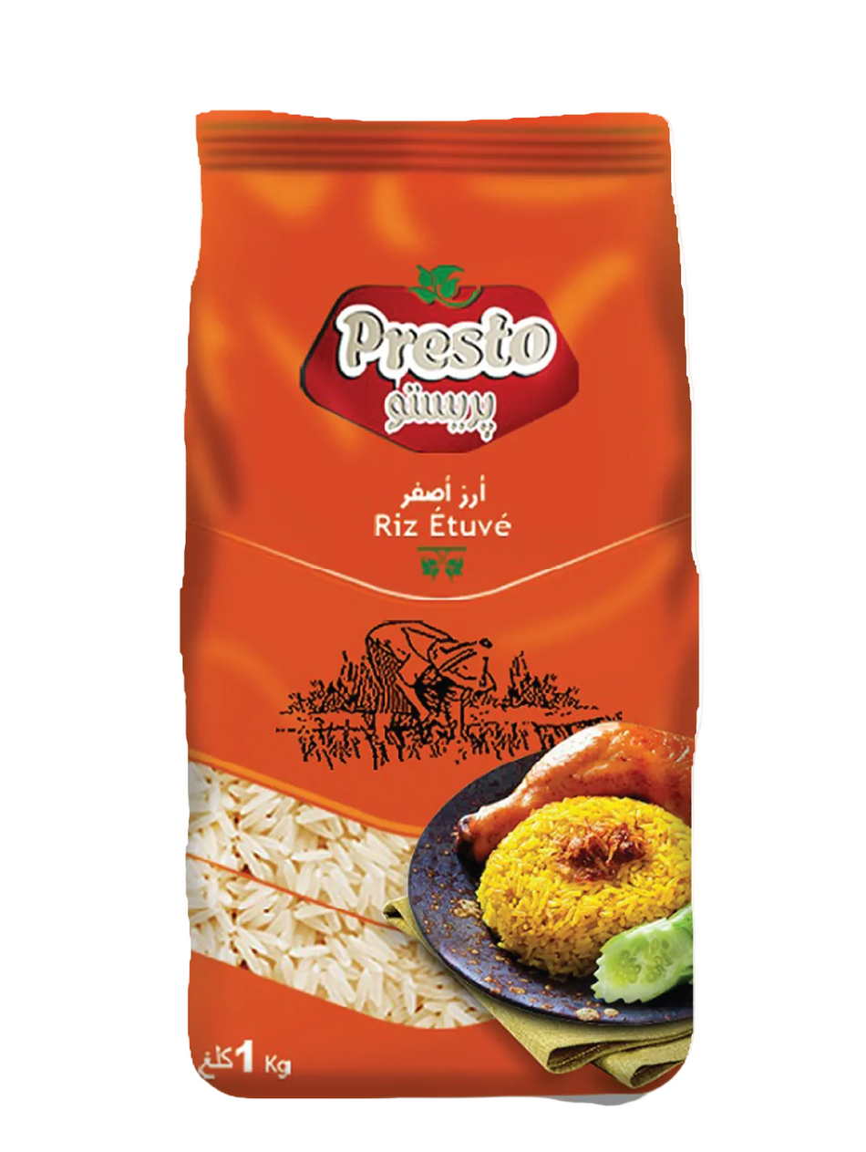 Riz Etuve Presto 1KG - 12 unités