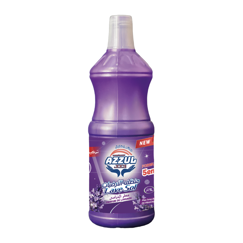 Lave sol parfumé à la lavande 1L AZZUL - 18 unités