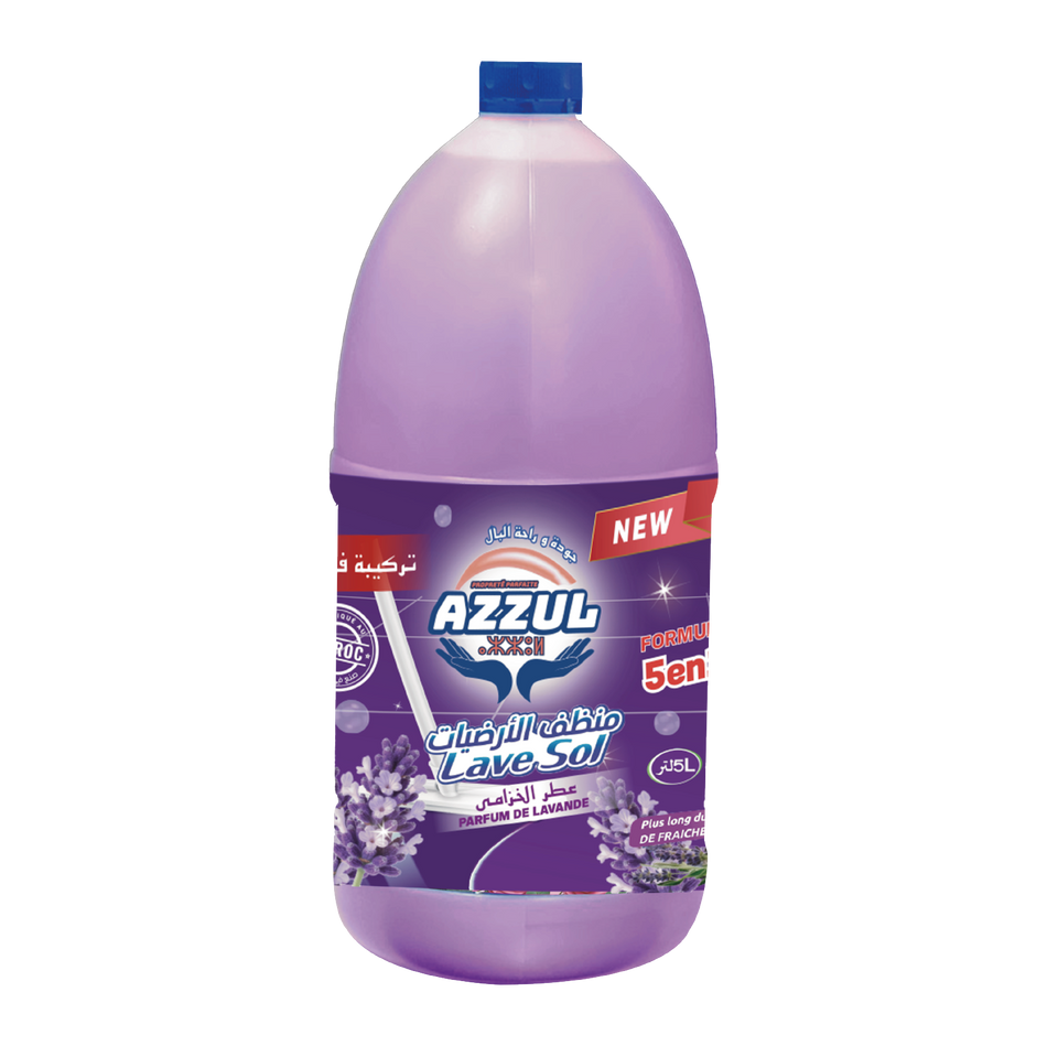 Lave sol lavande 5L AZZUL - 3 unités