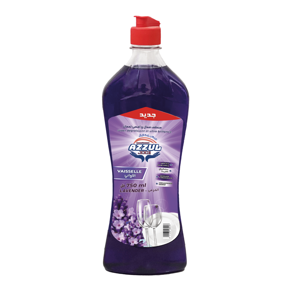Liquide vaisselle Lavande 750 ML AZZUL - 12 unités