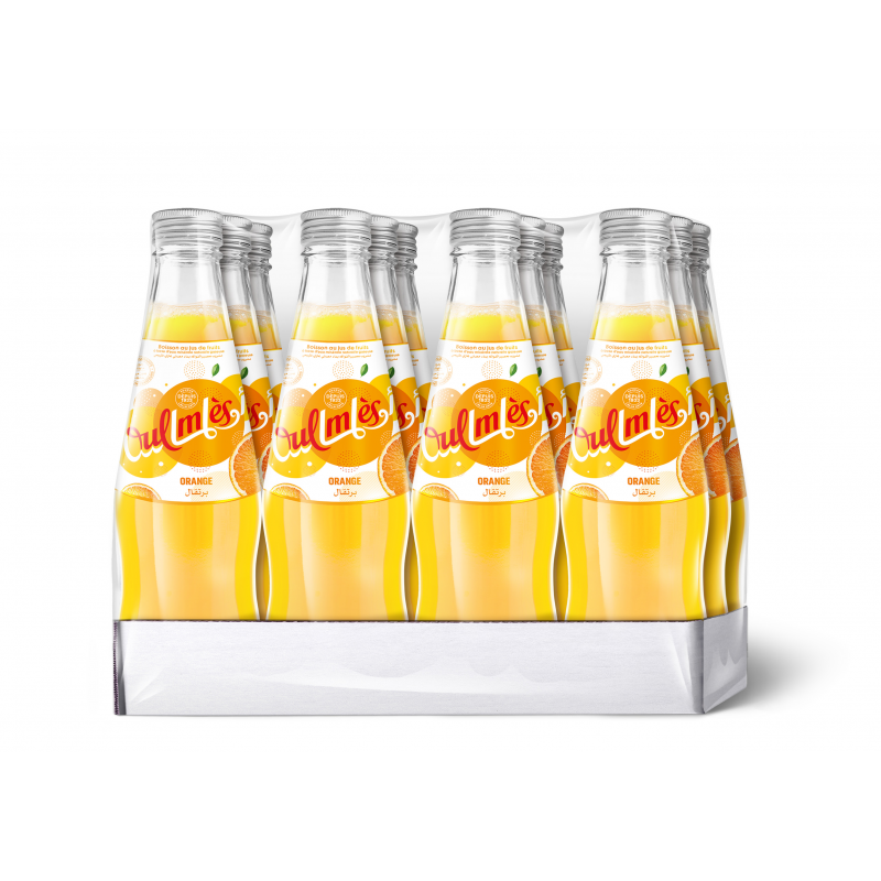 Boisson gazeuse Oulmès Orange 12X25cl (verre)*10 PACK