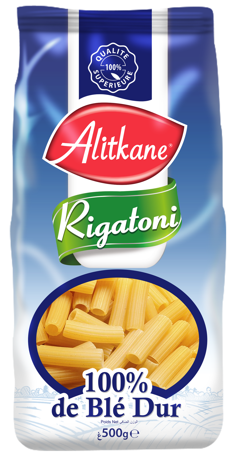 Rigatoni Alitkane 500G - 12 unités