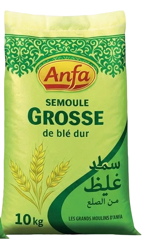 Farine semoule grosse blé dur polypropylène Anfa 10KG