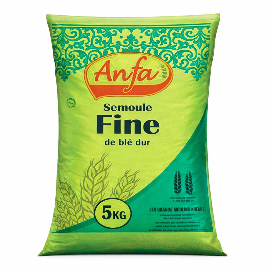 Farine semoule fine blé dur polypropylène Anfa 5KG