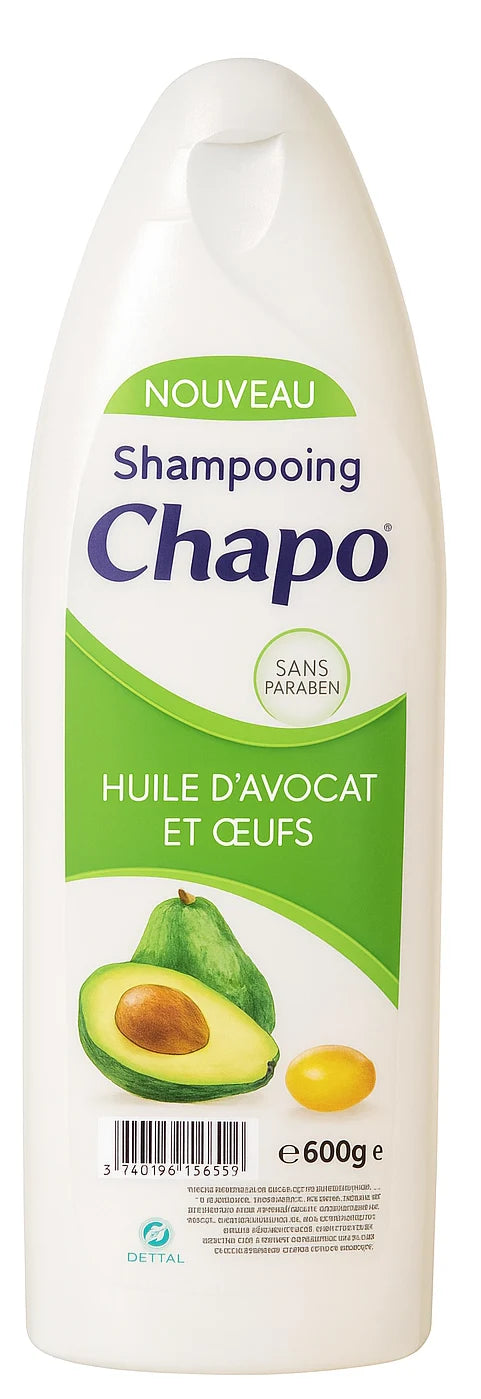 Shampoing Chapo Avocat & Œufs 600g X14