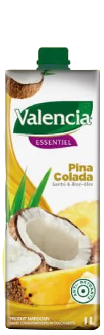 Jus essentiel pina colada Valencia 1L - 12 unités
