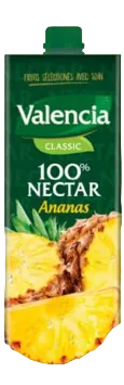 Jus 100% Nectar ananas Valencia 1L - 12 unités