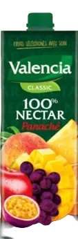 Jus 100% Nectar panaché Valencia 1L -12 unités