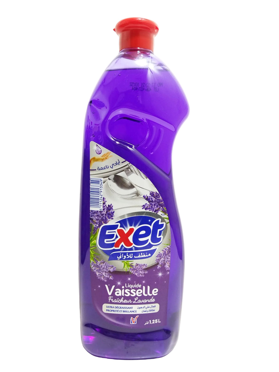 Liquide vaisselle lavande Exet 1.25L
