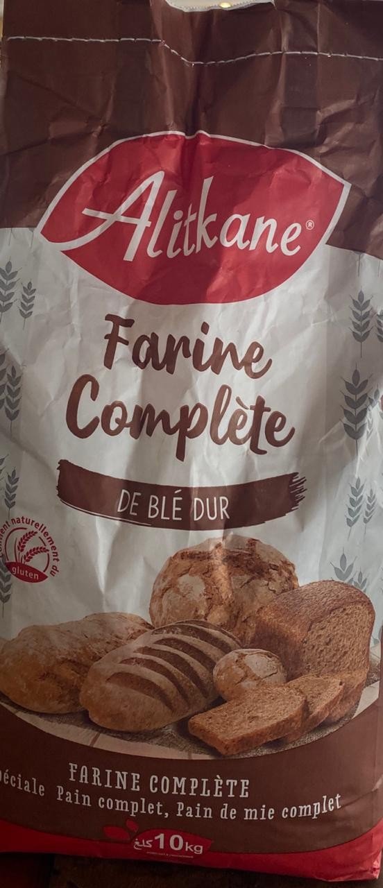 Farine Complète de Blé Dur Al Itkane 10kg