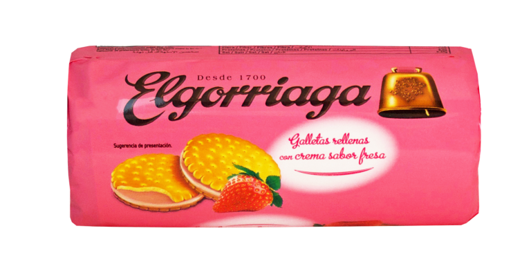 BISC FOURRE FRAISE  ELGORRIAGA 240G  X 24