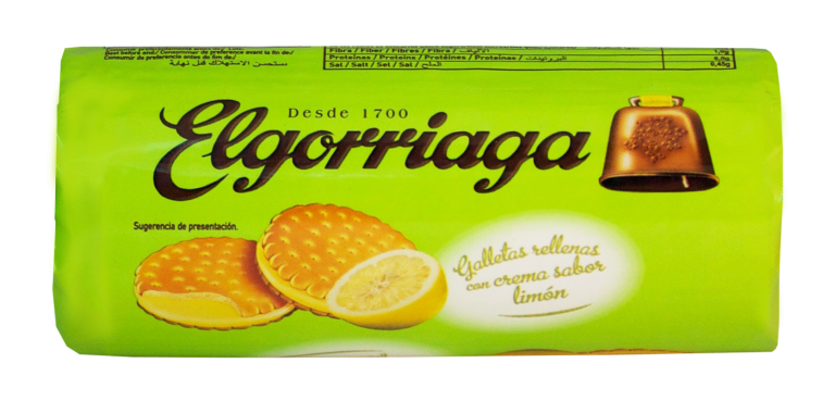 BISC FOURRE CITRON ELGORRIAGA 240G   X 24