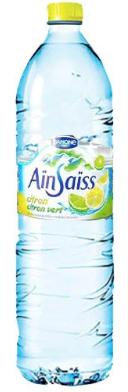 Eau Minérale Naturelle Aromatisée Citron Ain Saiss 50 cl*10