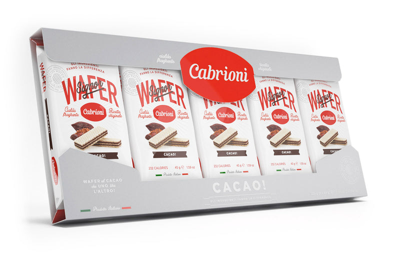 GAUFRETTE CHOCOLAT CABRIONI (5X45G)  X 16