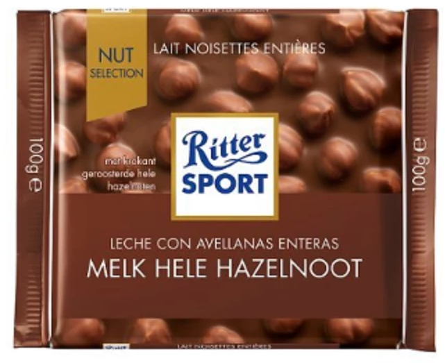 RITTER CHOCOLAT LAIT 100 G*12