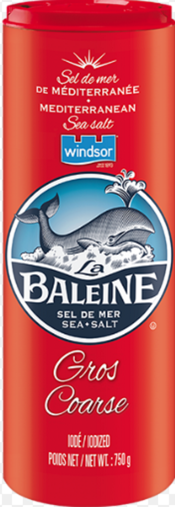 GROS SEL DE MER LA BALEINE 600 GR  BOITE VERSEUSE *12