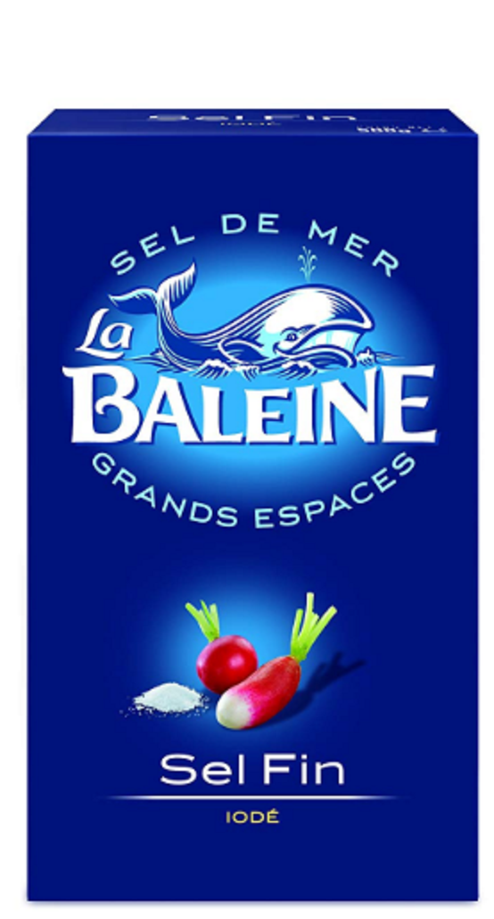 SEL DE MER FIN ETUI 1 KG LA BALEINE *12