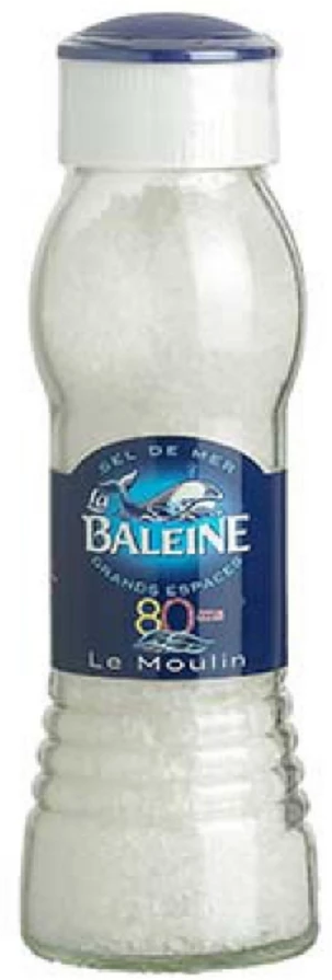 MOULIN GROS SEL DE MER 180GR LA BALEINE *6