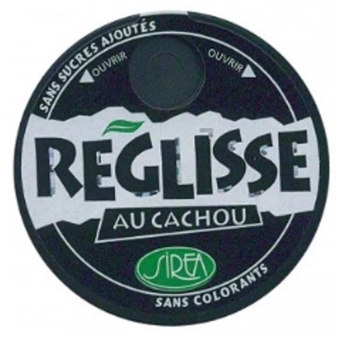 CACHOU REGLISSE PURE SIREA 13G*18