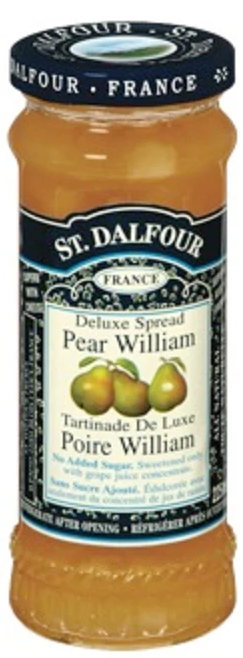 SAINT DALFOUR POIRES WILLIAMS SANS SUCRE 284 G *24