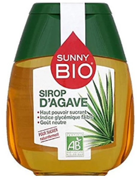 SIROP D'AGAVE BIOLOGIQUE SUNNY BIO 250 G *10