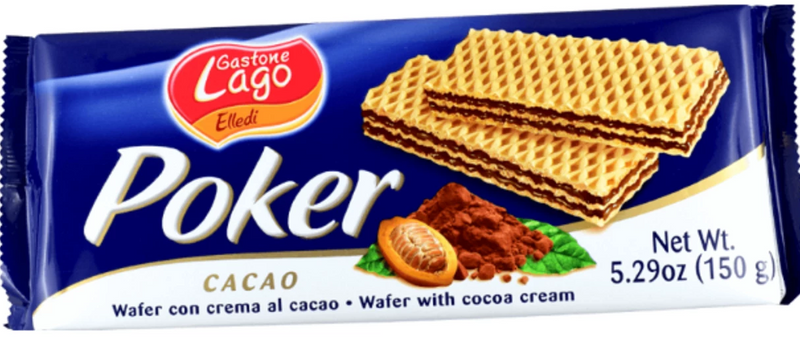 GAUFRETTES POKER NOISETTES 45 G X 5*16