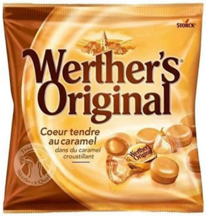 WERTHER'S ORIGINAL SACHET 1 KG 200 PIECES*6