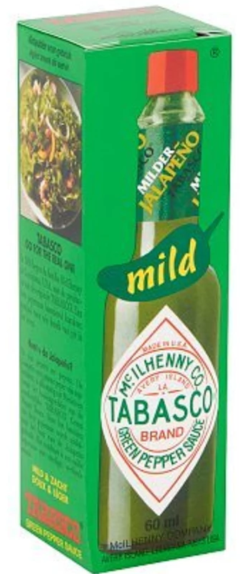 TABASCO GREEN PEPPER BTLE 60ML *72