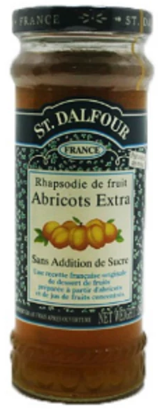SAINT DALFOUR ABRICOTS SANS SUCRE MINI POT 28 G *48