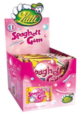 SPAGHETT GUM TUTTI FRUTTI LAMY LUTTI 35G*24