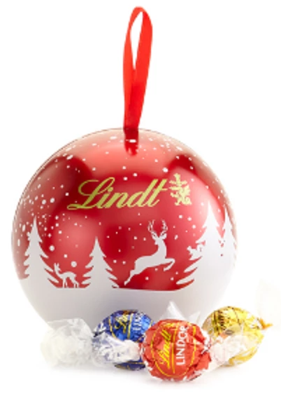 LINDOR ASSORT  XMAS ORNAMENT  162G *12