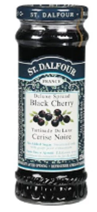 SAINT DALFOUR CERISES NOIRES SANS SUCRE MINI POT 28 G *48