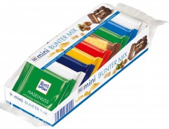 RITTER MINI CHOCOLAT MIX  9x16,67 G*24