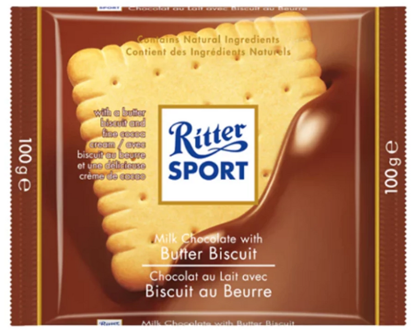 RITTER CHOCOLAT BISCUIT 100 G*11