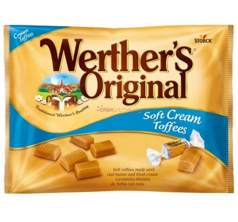 WERTHERS ORIGINAL TOFFEES SOFT 125 G*12