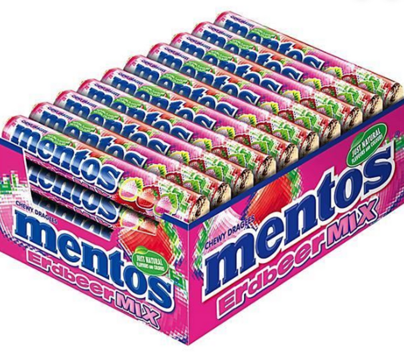 MENTOS FRAISE 38 G *20