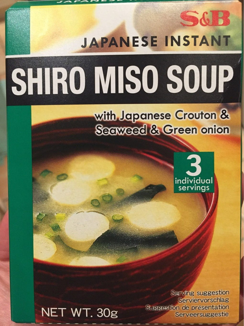 SOUPE DE SHIRO MISO 30G S&B 1721 *6