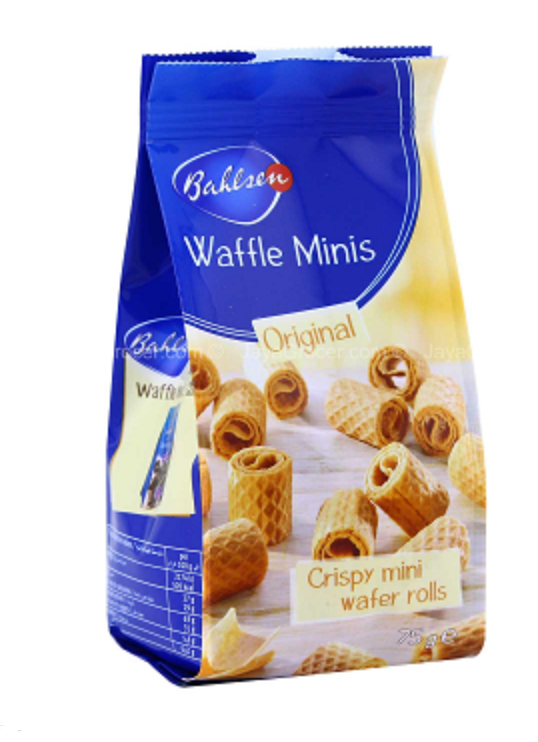 WAFFLE MINIS ORIGINAL BAHLSEN 75 G*12