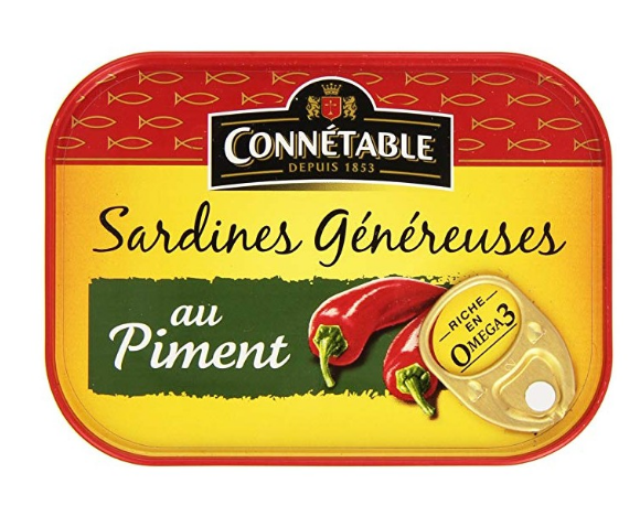 SARDINE GENEREUSE HUILE ET PIMENT 140G *12
