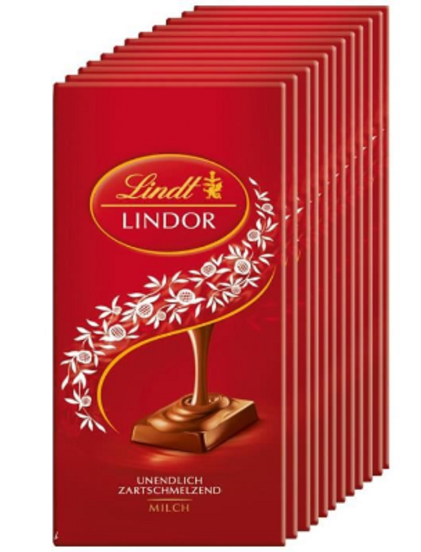 LINDOR LAIT LINDT 100G*12