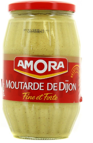 MOUTARDE DE DIJON AMORA 915G *6