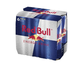 RED BULL ENERGY DRINK 25 CL X 6 *12