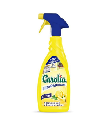 CAROLIN PISTOLET DEGRAISSANT CITRON 650ML * 12