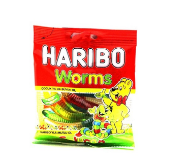 HARIBO WORMS 80 G*24