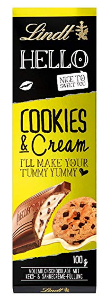 LINDT HELLO COOKIE & CREAM  39G*24
