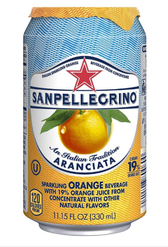 SAN PELLEGRINO ORANGE LIMONADE CAN 33CL *24