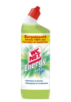 WC NET GEL JAVEL ENERGY 750ML * 12