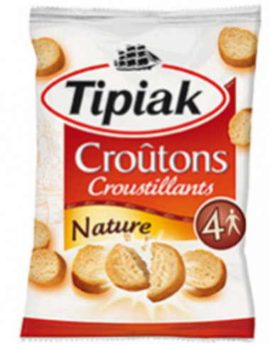 CROÛTONS RONDS NATURE 90G TIPIAK *20