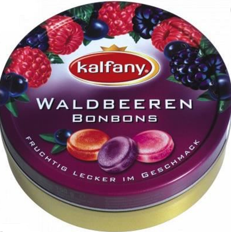 KALFANY FRAMBOISE MURE ET MYRTILLE 150 G*10